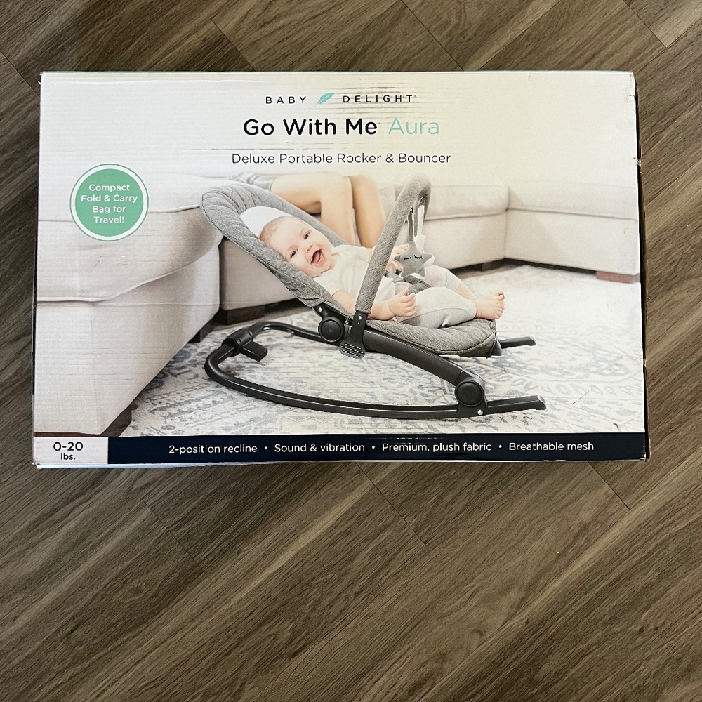 Baby Delight Go with me Aura Rocker & Bouncer